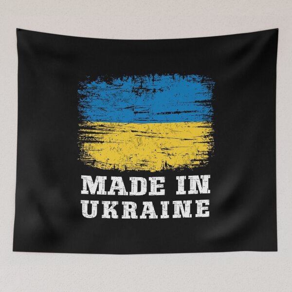 Item preview, Made In Ukraine Vintage Distressed Flag Proud Ukrainian Heritage designed and sold by Dmetalx Art Apparel.