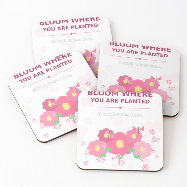 Item preview, Bloom Where You Are Planted Floral Growth designed and sold by madesignco.store.