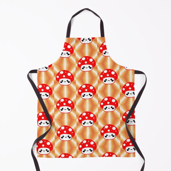 Item preview, Kawaii Red Mushroom with Shiny Happy Face designed and sold by AstronautMerch.