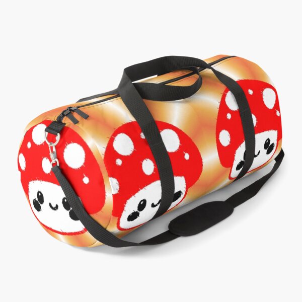 Item preview, Kawaii Red Mushroom with Shiny Happy Face designed and sold by AstronautMerch.