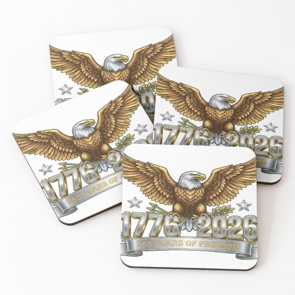 Item preview, USA 250th Anniversary Gold Eagle Commemorative designed and sold by RedWave Patriot Studio.