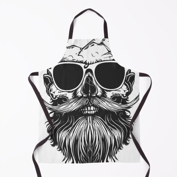 Item preview, Skull with Beard designed and sold by Magenta Merch.