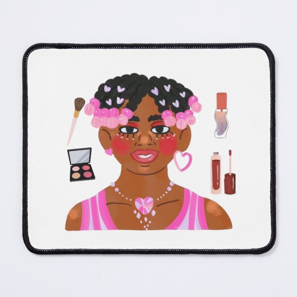 Item preview, Aesthetic Afro Girl | Beauty & Makeup Lover designed and sold by Rawafi Art Studio.