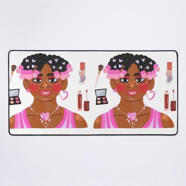 Item preview, Aesthetic Afro Girl | Beauty & Makeup Lover designed and sold by Rawafi Art Studio.