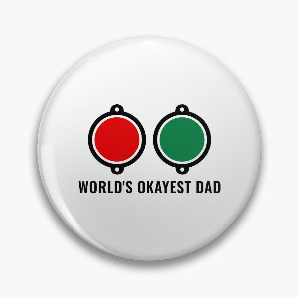 Item preview, World's Okayest Dad Navigation Lights designed and sold by AnnSign.