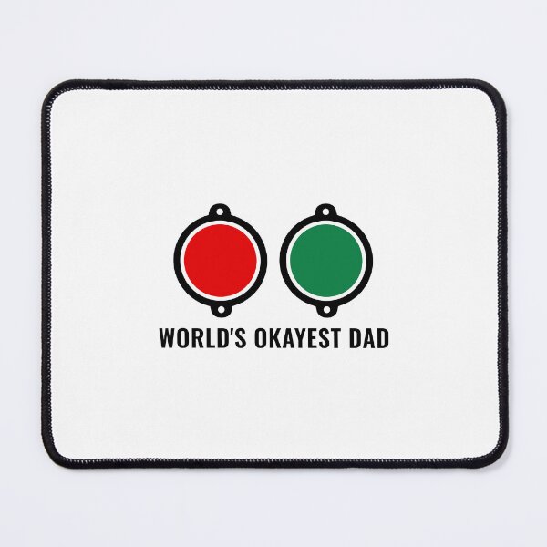 Item preview, World's Okayest Dad Navigation Lights designed and sold by AnnSign.