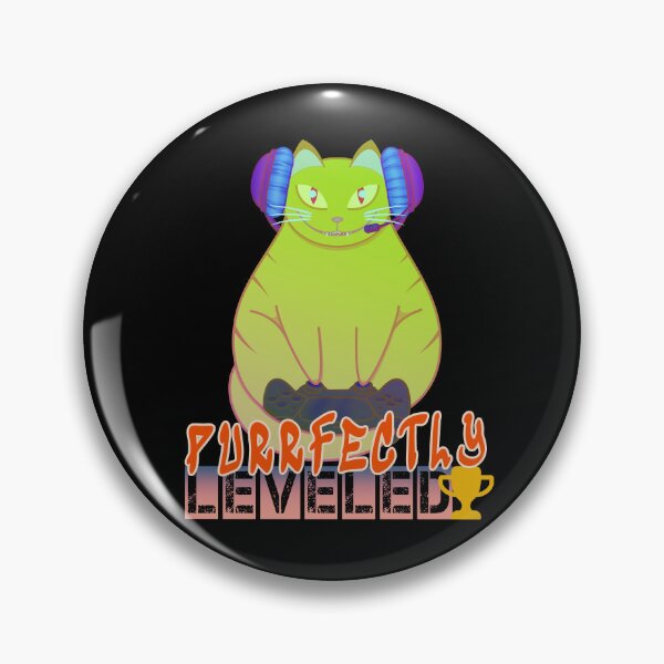 Item preview, Purrfectly Leveled Gaming Cat designed and sold by Scolliecat.