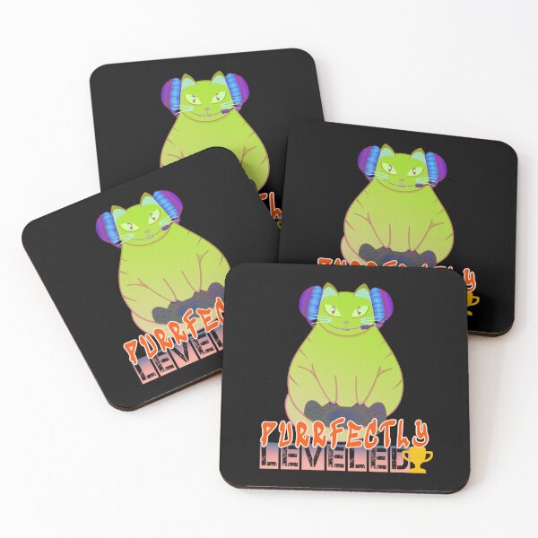 Item preview, Purrfectly Leveled Gaming Cat designed and sold by Scolliecat.
