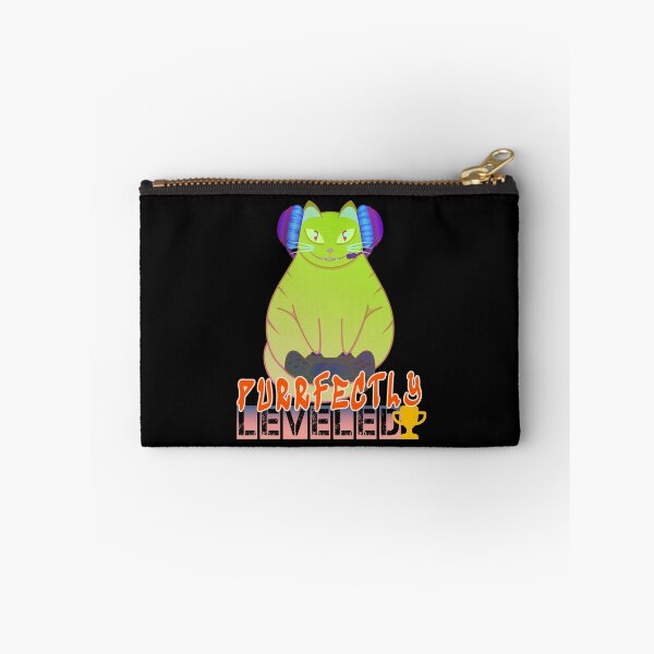 Item preview, Purrfectly Leveled Gaming Cat designed and sold by Scolliecat.