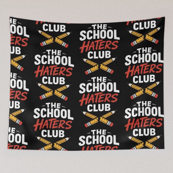 Item preview, School Haters Club Funny Back to School Student Bored in Class Retro Gift designed and sold by 519xdesign.