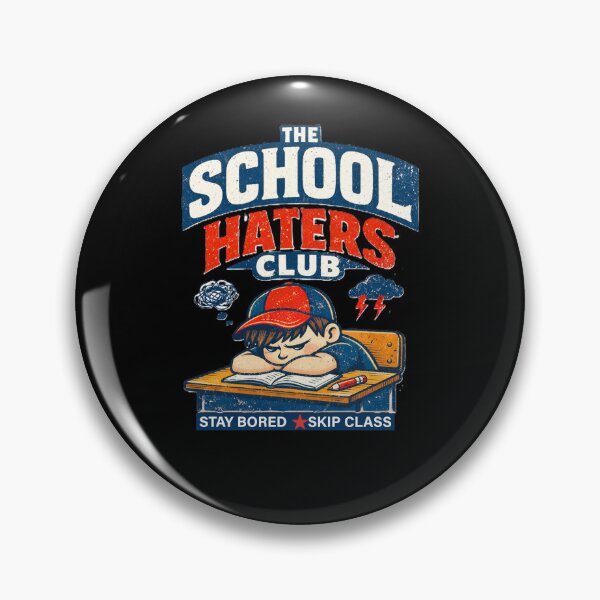 Item preview, The School Haters Club Funny Student Gift Vintage Retro Back to School designed and sold by 519xdesign.