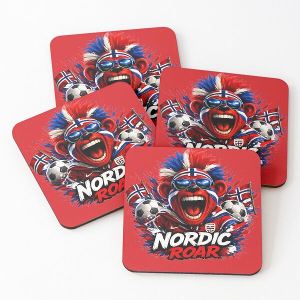Item preview, Nordic Roar Norway Football Supporter designed and sold by WabiSabiSjak.