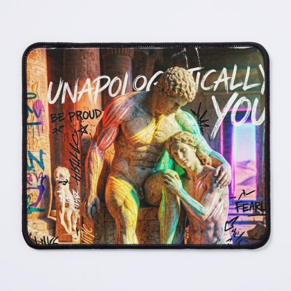 Item preview, Rainbow Marble Statues – Pride Month LGBTQ+ Art Print queer designed and sold by DEVLUSH.