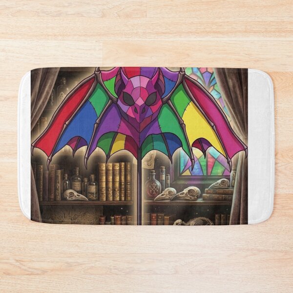 Item preview, Stained Glass Bat-Wing Gothic Umbrella designed and sold by AirCrayons27.