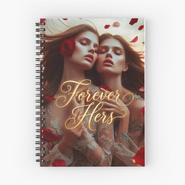 Item preview, Forever Hers | WLW Wedding Art | Romantic Rose Petal Portrait designed and sold by IRON SIREN.