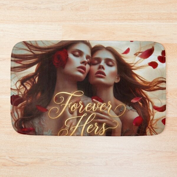 Item preview, Forever Hers | WLW Wedding Art | Romantic Rose Petal Portrait designed and sold by IRON SIREN.
