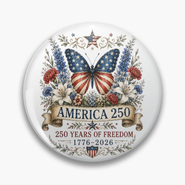 Item preview, Patriotic Floral Butterfly designed and sold by PetalGarden.