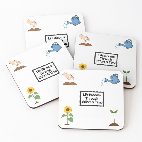 Item preview,  Positive Motivation Sunflower Growth and Gardening Sticker Pack Trees Sticker botanical sticker  designed and sold by Art IN Pack.