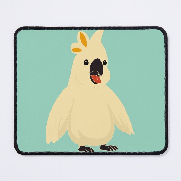 Item preview, Playful Cockatoo Pattern 94 – Humorous animal Design  designed and sold by StefanStudioArt.