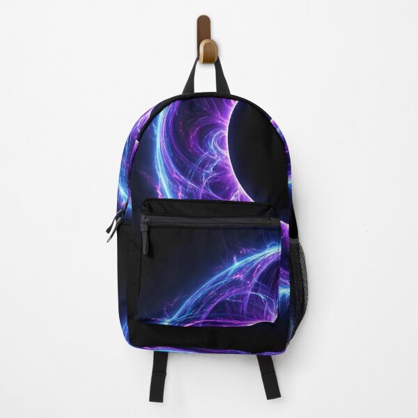 Item preview, Neon Violet Cosmic Solar Eclipse Art designed and sold by miraldymelody.