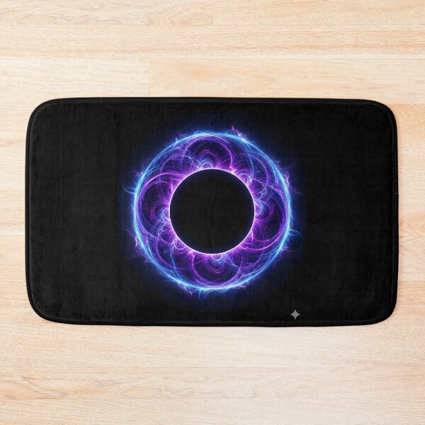 Item preview, Neon Violet Cosmic Solar Eclipse Art designed and sold by miraldymelody.