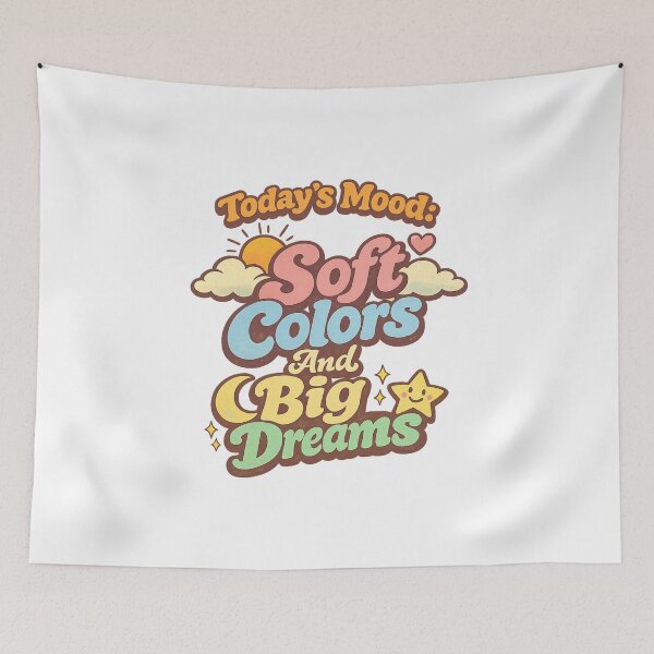 Item preview, Today’sMoodSoftColorsAndBigDreams designed and sold by LuveraxArt.