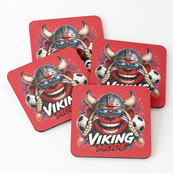 Item preview, Viking Mode Norway Football Wooligan designed and sold by WabiSabiSjak.