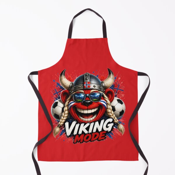 Item preview, Viking Mode Norway Football Wooligan designed and sold by WabiSabiSjak.