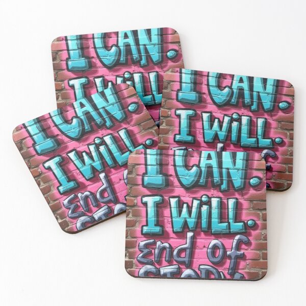 Item preview, I Can I Will End of Story designed and sold by Creative T-shirts.