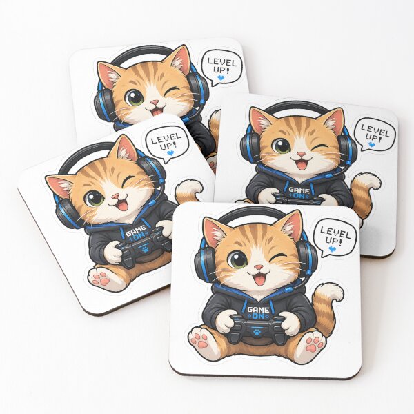 Item preview, Gamer Cat designed and sold by Wild Horizon Studio.