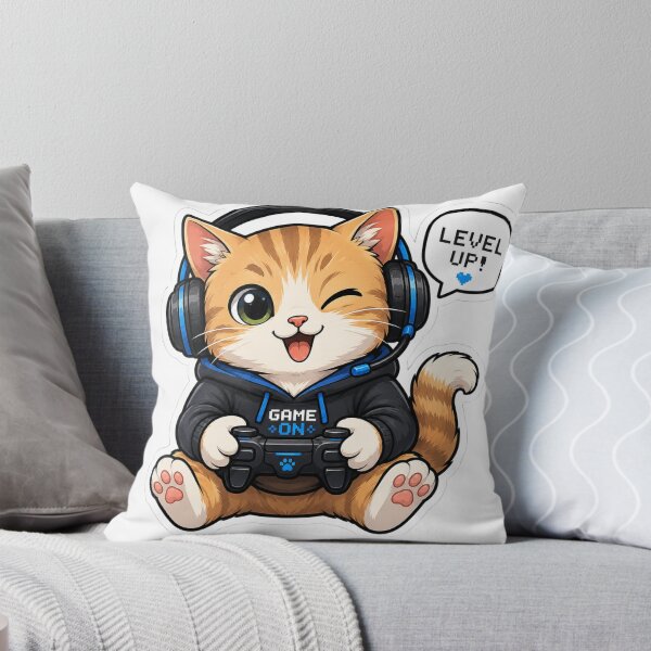Item preview, Gamer Cat designed and sold by Wild Horizon Studio.