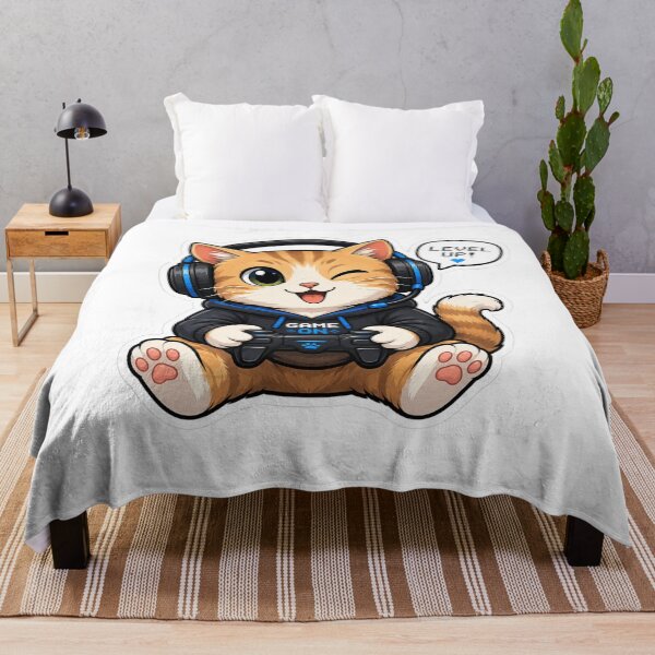 Item preview, Gamer Cat designed and sold by Wild Horizon Studio.