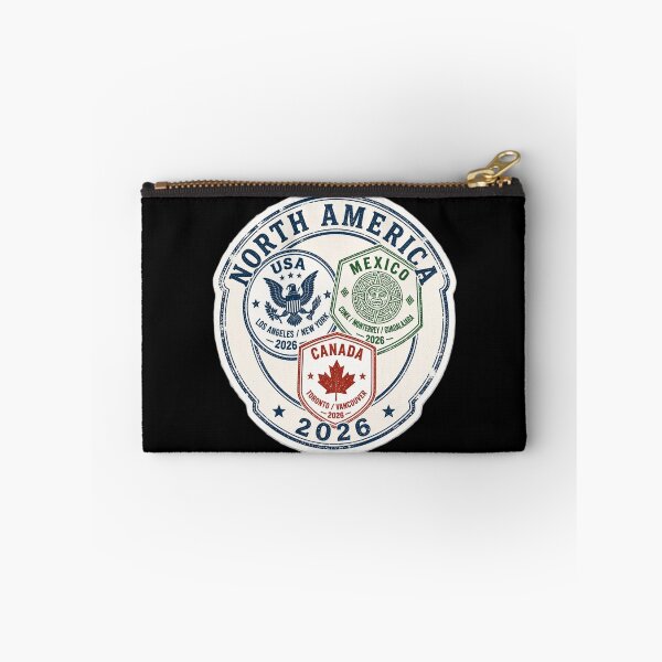 Item preview, North America 2026 Passport Stamp Trio Vintage Travel Sticker designed and sold by limos.