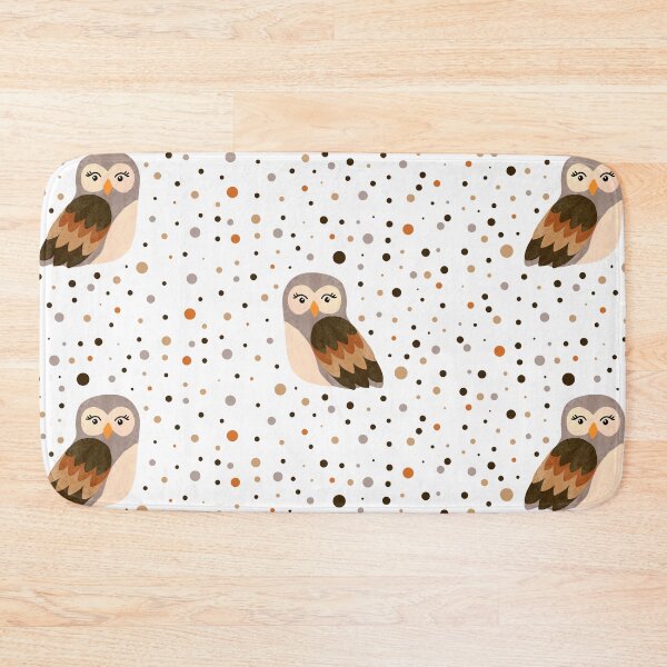 Item preview, Owls and dots designed and sold by Ana Gorozpe.