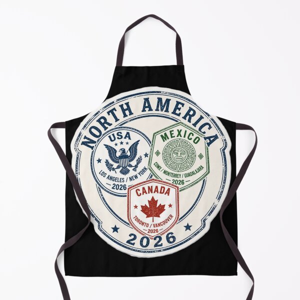 Item preview, North America 2026 Passport Stamp Trio Vintage Travel Sticker designed and sold by limos.