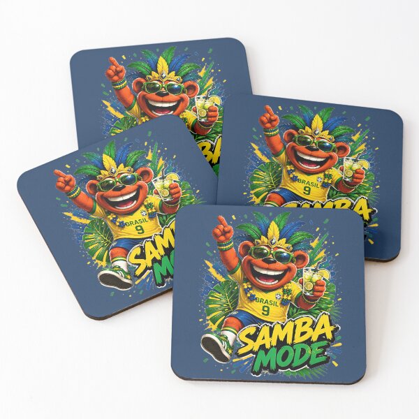 Item preview, Samba Mode Brazil Soccer Spirit designed and sold by WabiSabiSjak.