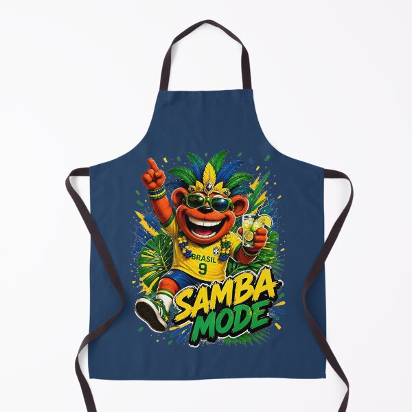Item preview, Samba Mode Brazil Soccer Spirit designed and sold by WabiSabiSjak.