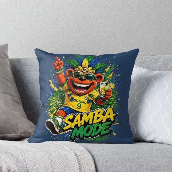 Item preview, Samba Mode Brazil Soccer Spirit designed and sold by WabiSabiSjak.
