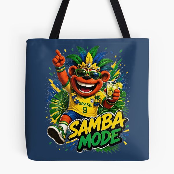 Item preview, Samba Mode Brazil World Cup Fans designed and sold by WabiSabiSjak.