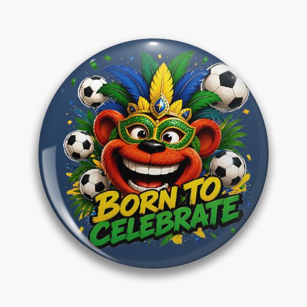 Item preview, Born To Celebrate Brazil World Cup Fans designed and sold by WabiSabiSjak.