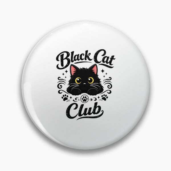 Item preview, Black cat club design gift for black cat owners  designed and sold by Tee Visions.