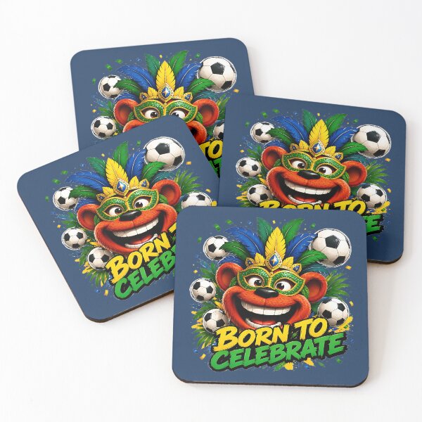 Item preview, Born to Celebrate Brazil Fan Energy designed and sold by WabiSabiSjak.