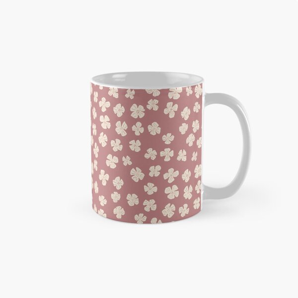 Item preview, Retro Wildflower Floral Pattern | Cream Meadow Flowers on Blush Pink designed and sold by hayleyhackler.