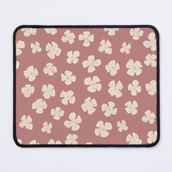Item preview, Retro Wildflower Floral Pattern | Cream Meadow Flowers on Blush Pink designed and sold by hayleyhackler.