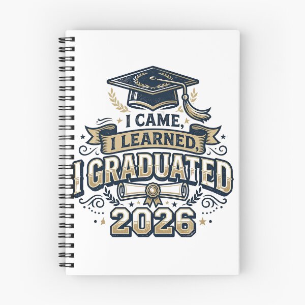 Item preview, Class of 2026 Graduation Design | I Came I Learned I Graduated SVG designed and sold by mimouna00.