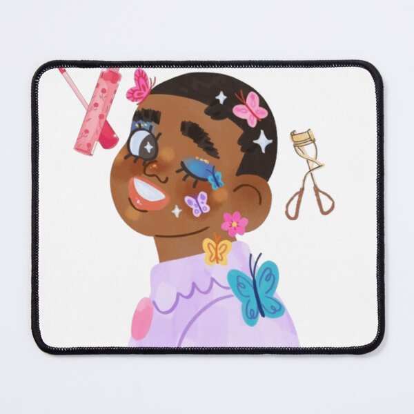 Item preview, Cute Butterfly Boy | Blue Makeup Aesthetic designed and sold by Rawafi Art Studio.