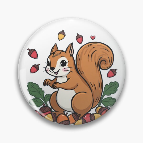 Item preview, Cute Squirrel Forest Nature Art designed and sold by aminomen.