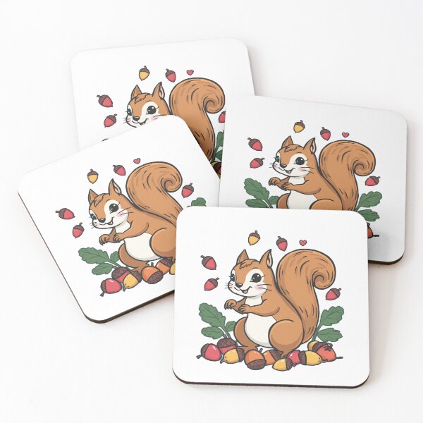 Item preview, Cute Squirrel Forest Nature Art designed and sold by aminomen.
