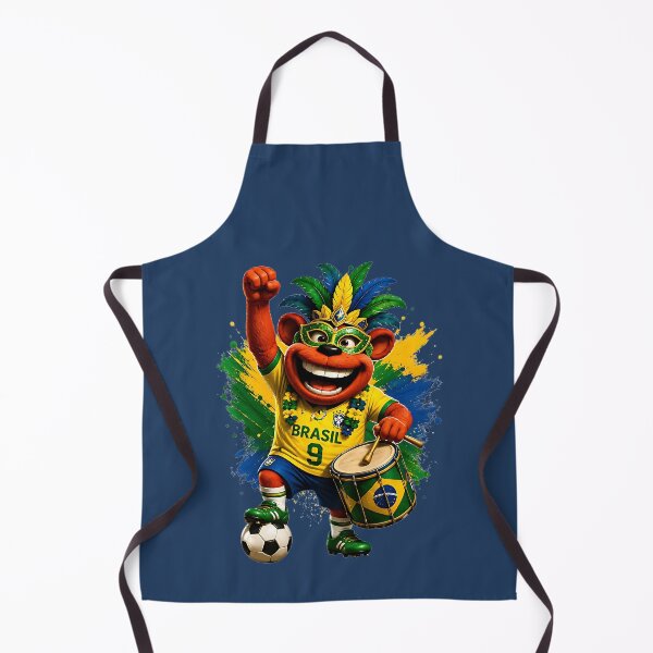 Item preview, Brazil Drum Beat Soccer Fan designed and sold by WabiSabiSjak.