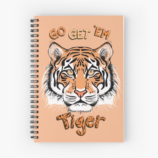 Item preview, Go Get 'Em Tiger Illustration | Motivational Stationery Design  designed and sold by Taçiana  Estrela.